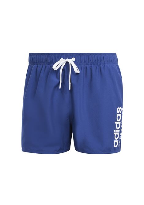 Adidas Essentials Logo CLX Swim Shorts Navy Blue Men ADIDAS SWIMWEAR | Swimwear | IR6225-